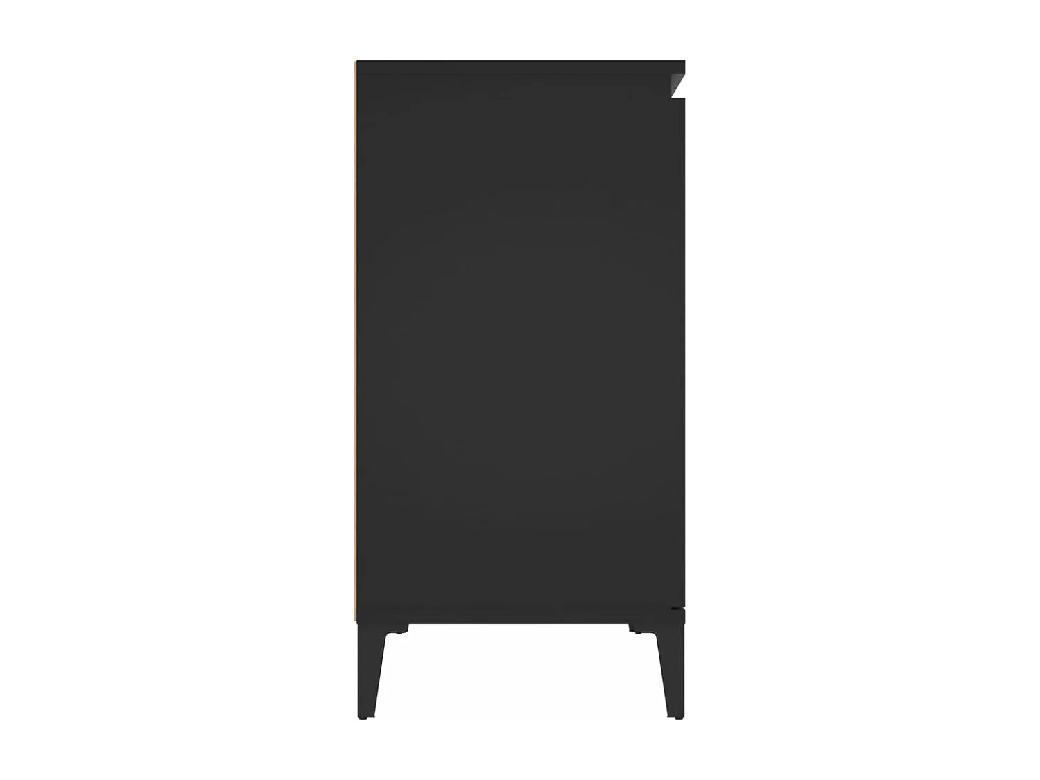 Buffet Noir 104x35x70 cm Aggloméré