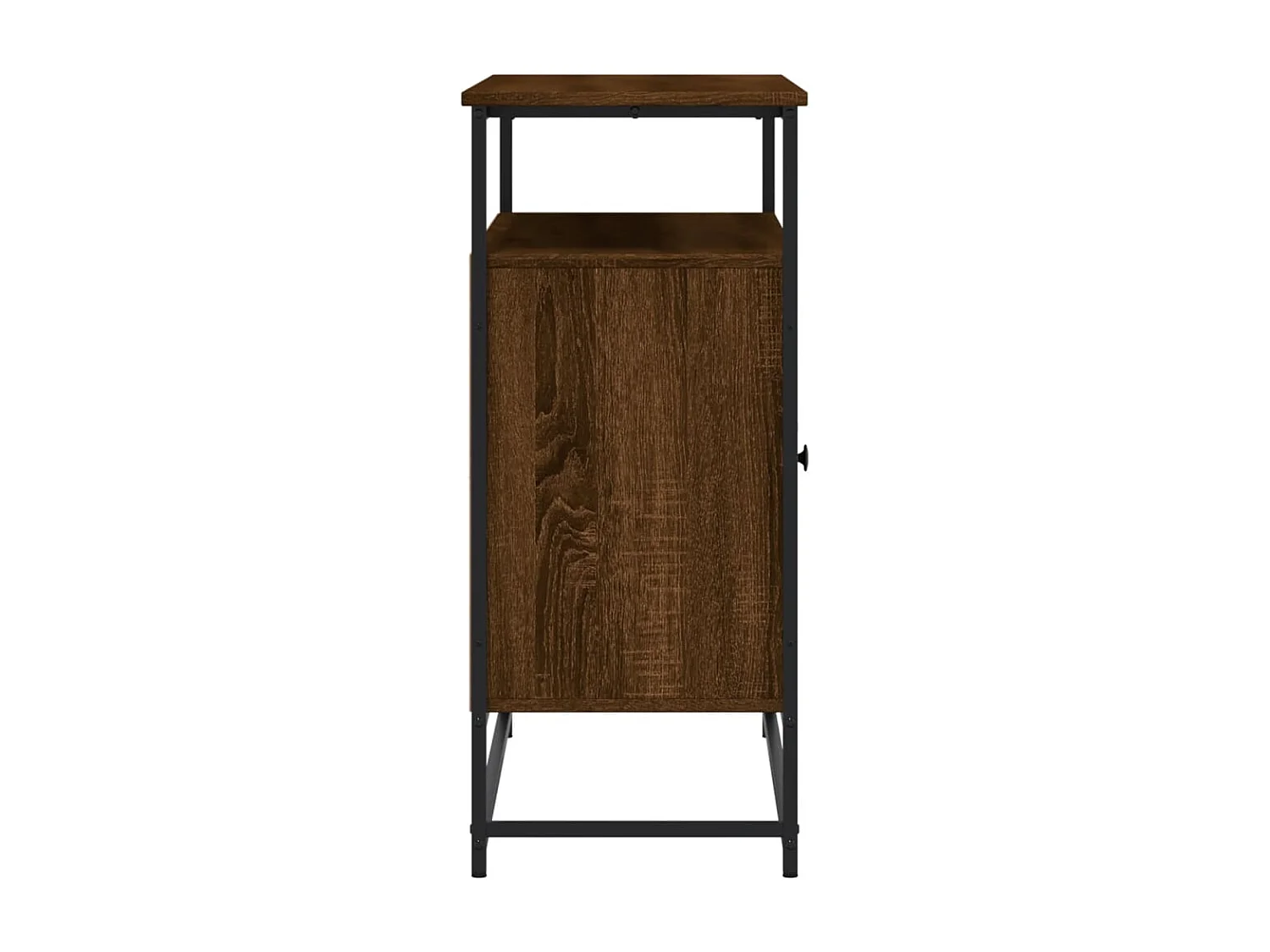Buffet chêne marron 100x35x80 cm bois d'ingénierie