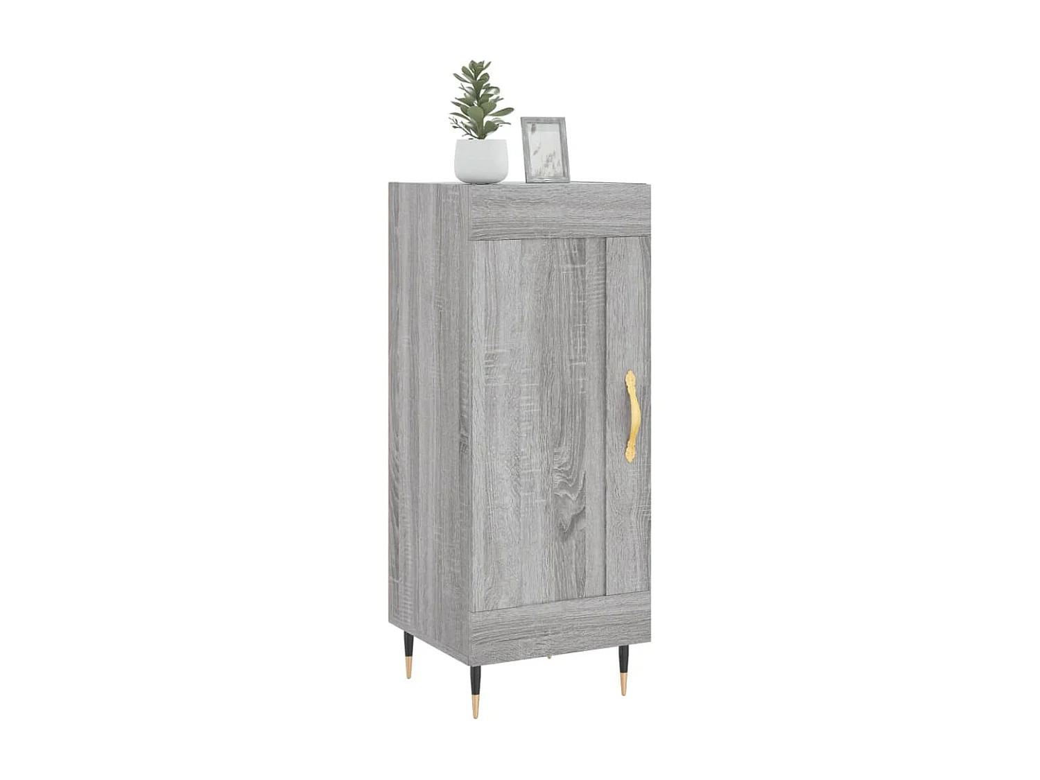 Buffet Sonoma gris 34,5x34x90 cm Bois d'ingénierie