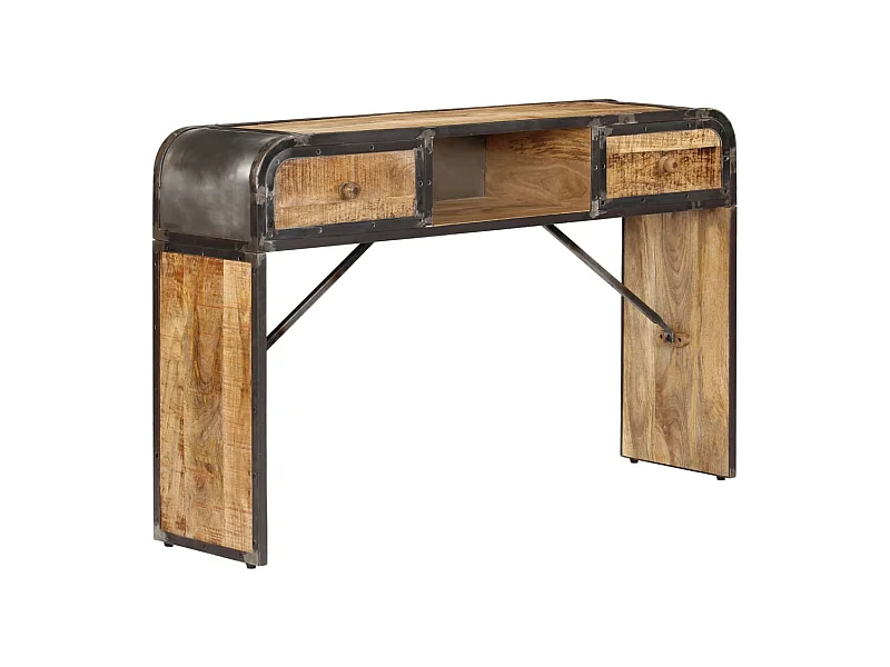 Aparador 120x30x75 cm madeira de mangueira maciça