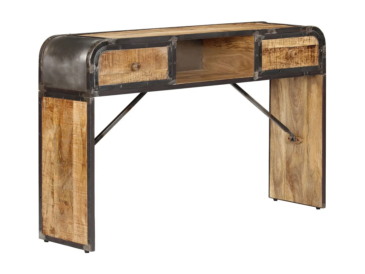 Buffet 120 x 30 x 75 cm Bois de manguier massif