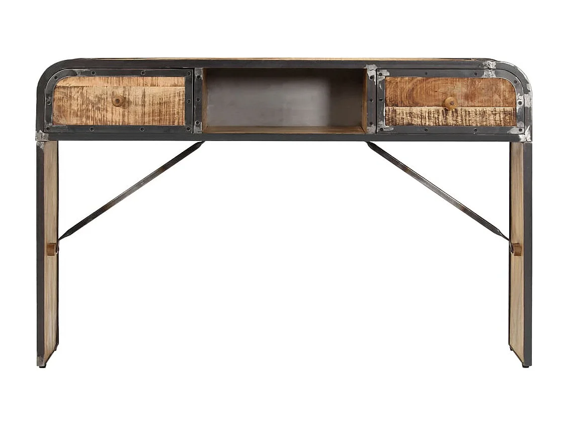 Buffet 120 x 30 x 75 cm Bois de manguier massif