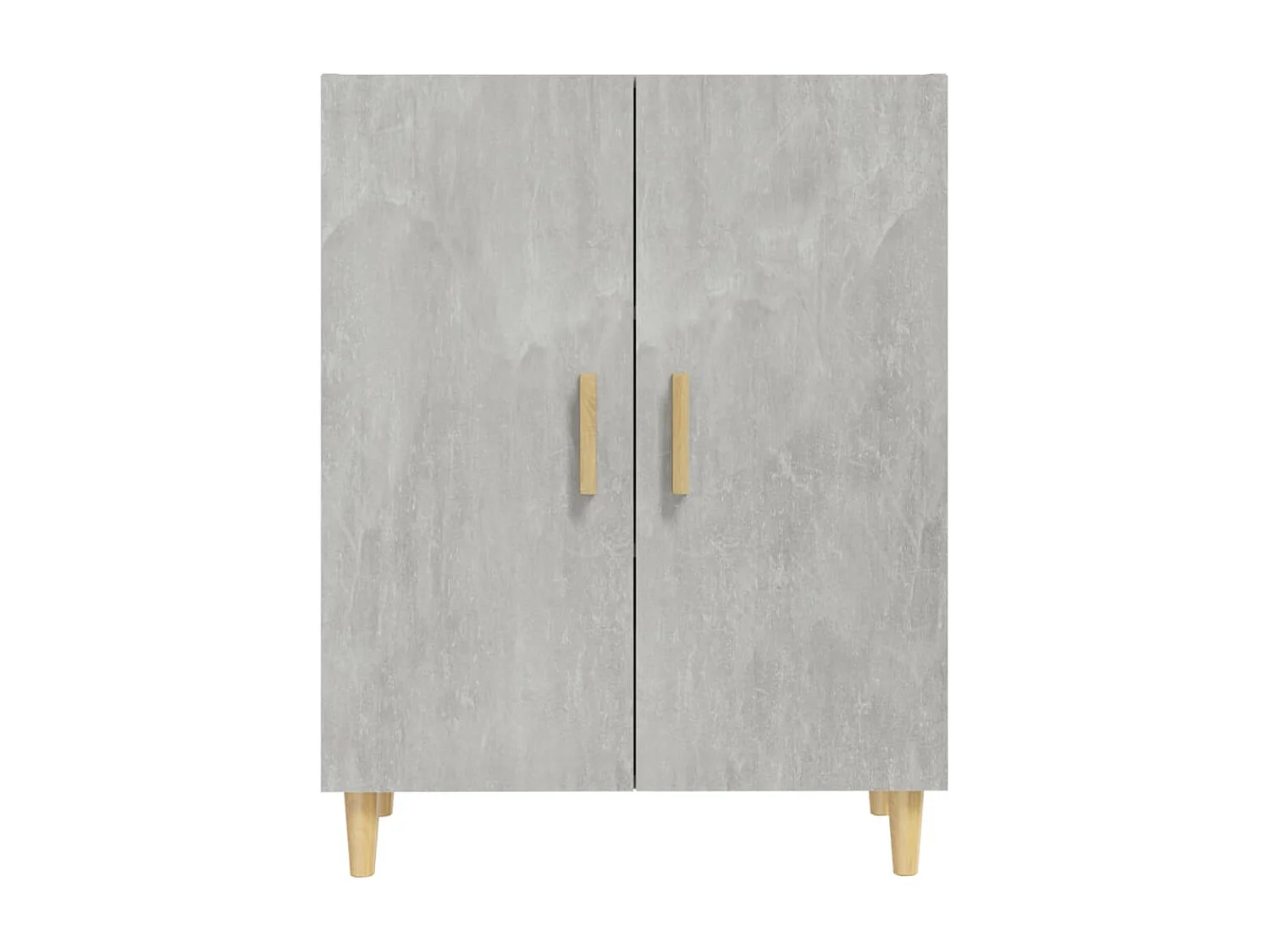 Buffet Gris béton 70x34x90 cm Bois d'ingénierie