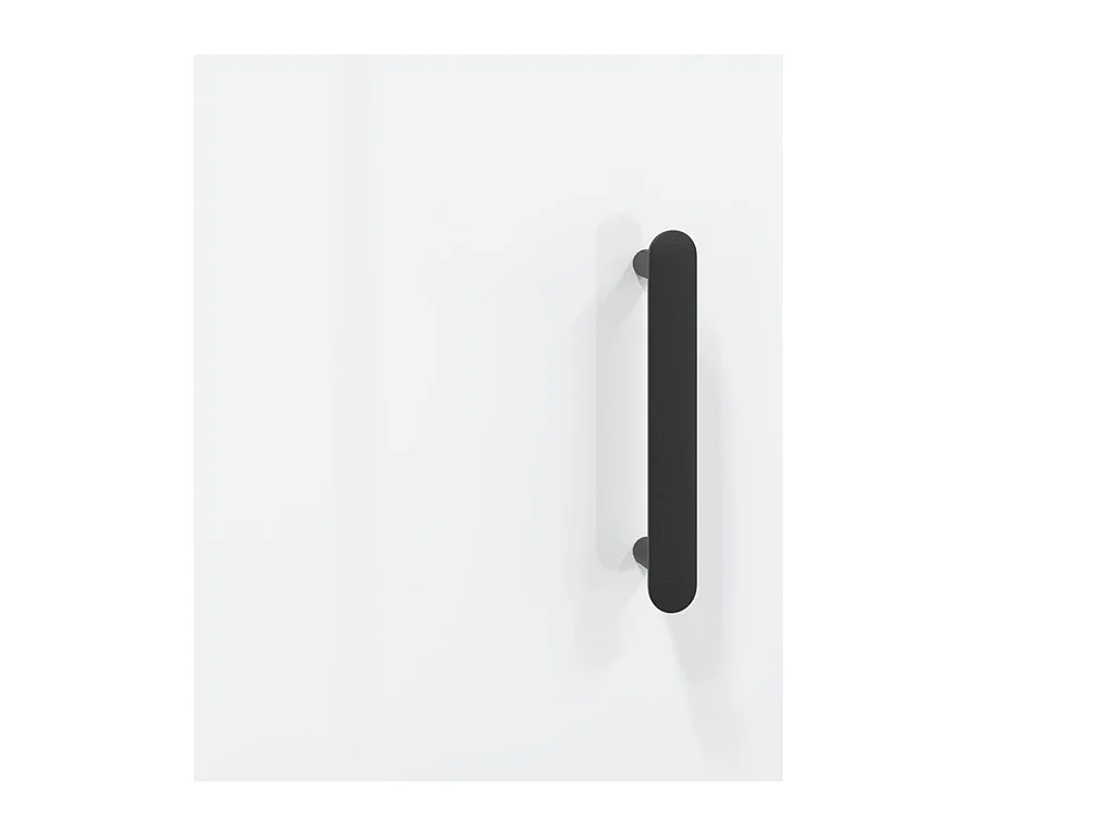 Aparador 69,5x34x90 cm madeira processada branco brilhante