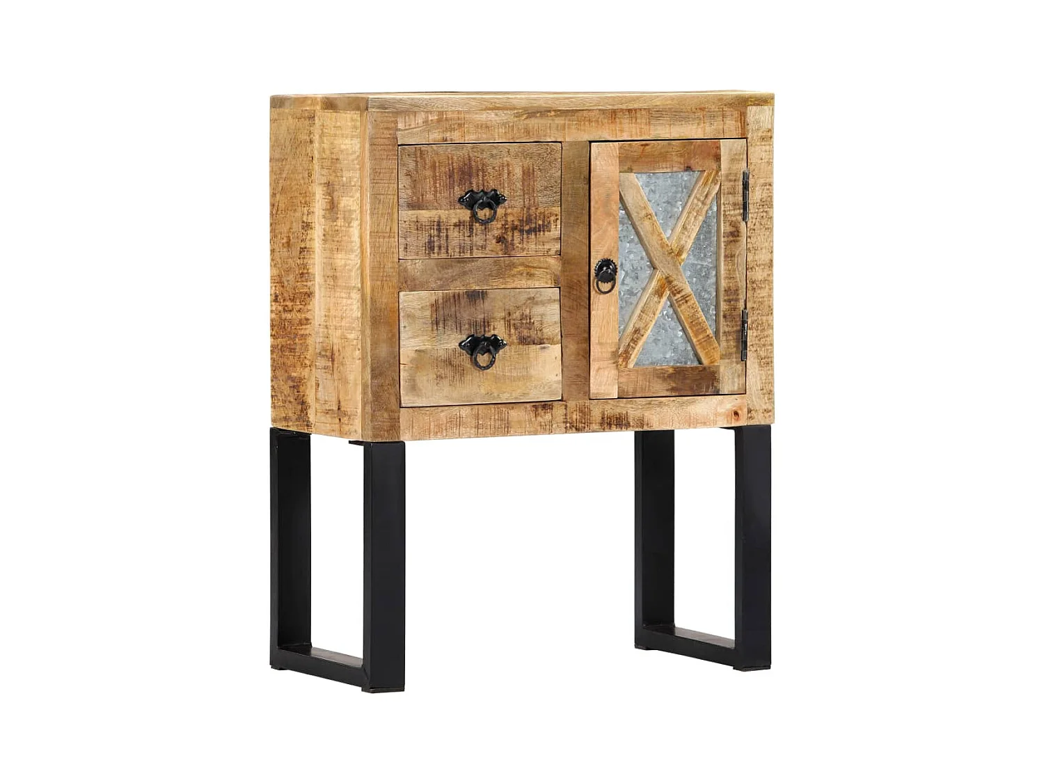 Buffet 60 x 30 x 76 cm Bois de manguier massif