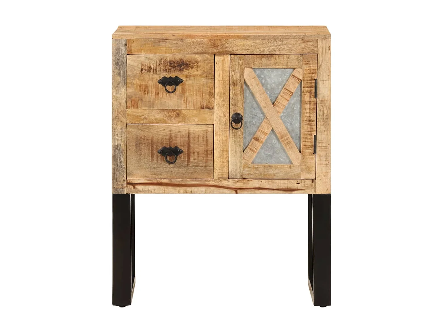 Dressoir 60x30x76 cm massief mangohout