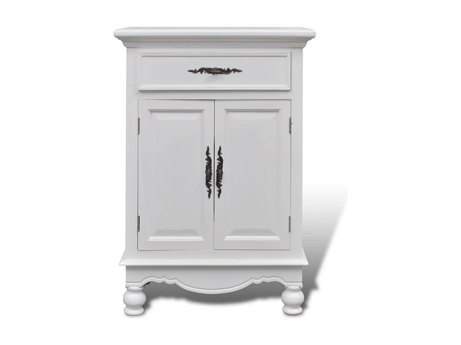 Armoire avec 2 portes et 1 tiroir Bois Blanc