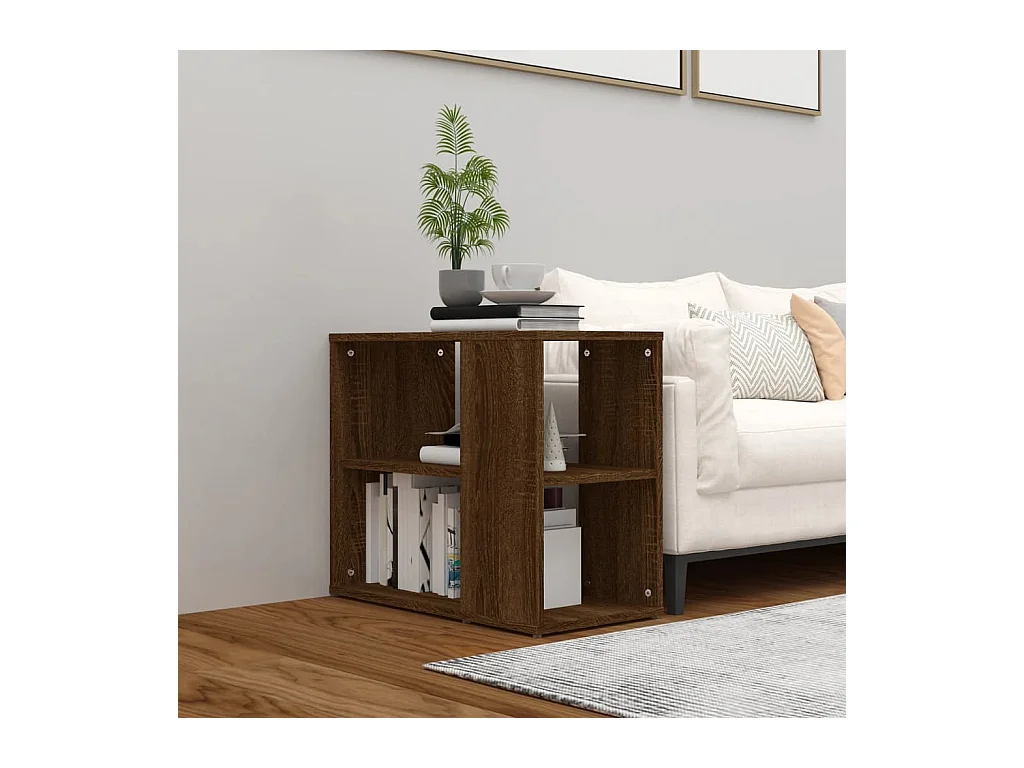 Armoire latérale Chêne marron 60x30x50 cm Bois d'ingénierie