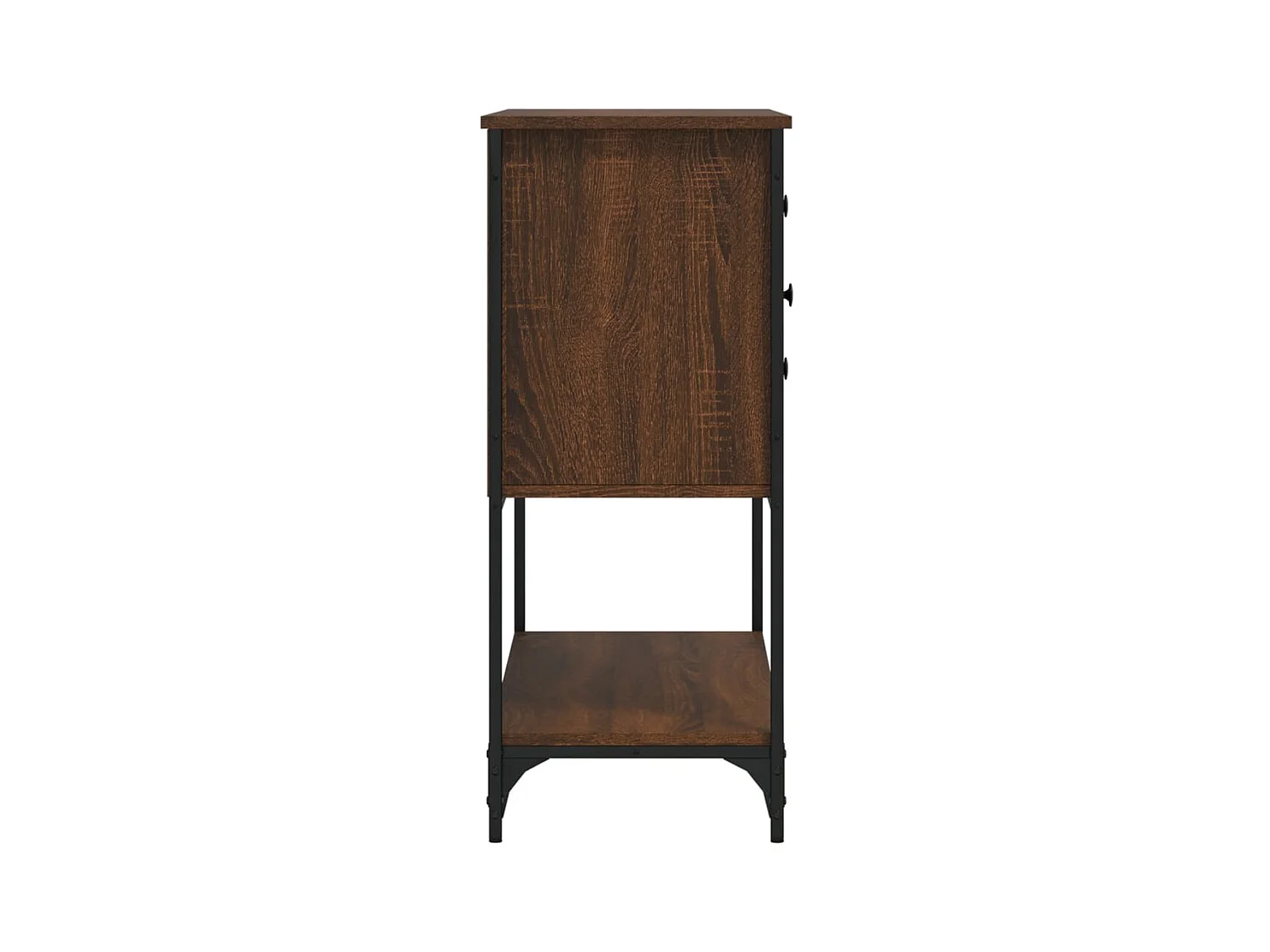 Aparador de madera de ingeniería marrón roble 100x36x85 cm