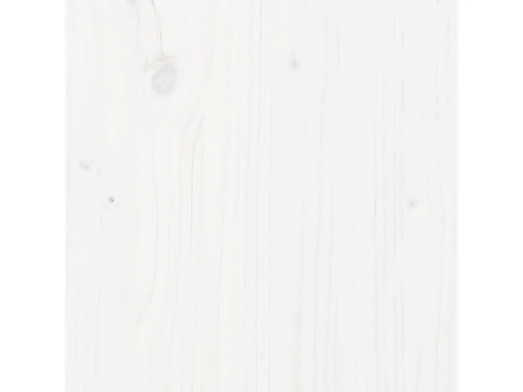 Buffet Blanc 37x34x110 cm Bois massif de pin