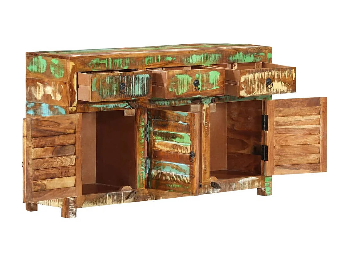 Buffet 110x30x65 cm Bois massif de récupération
