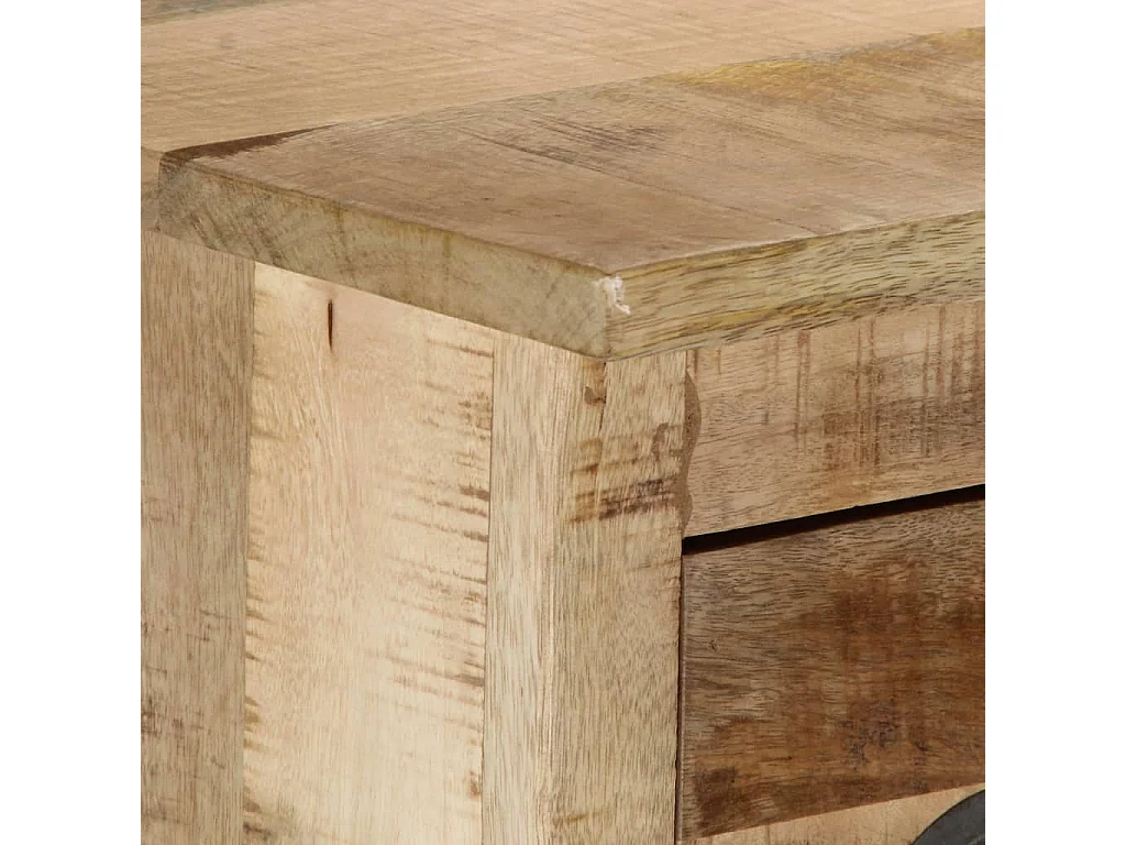 Buffet 140x38x90 cm Bois de manguier massif