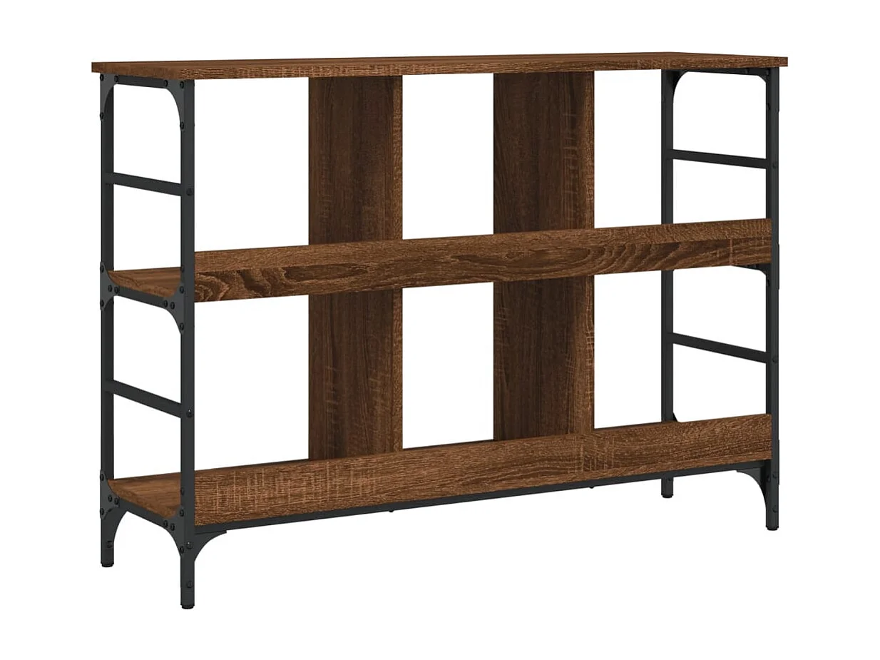 Buffet chêne marron 102x32x73,5 cm bois d'ingénierie