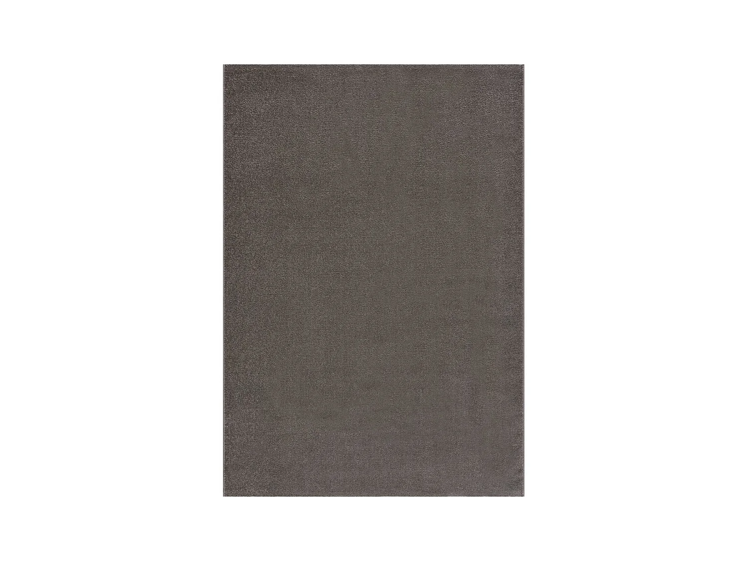 tapis salle de jeux Ø150cm tissé gris rond motif uni NOSSA