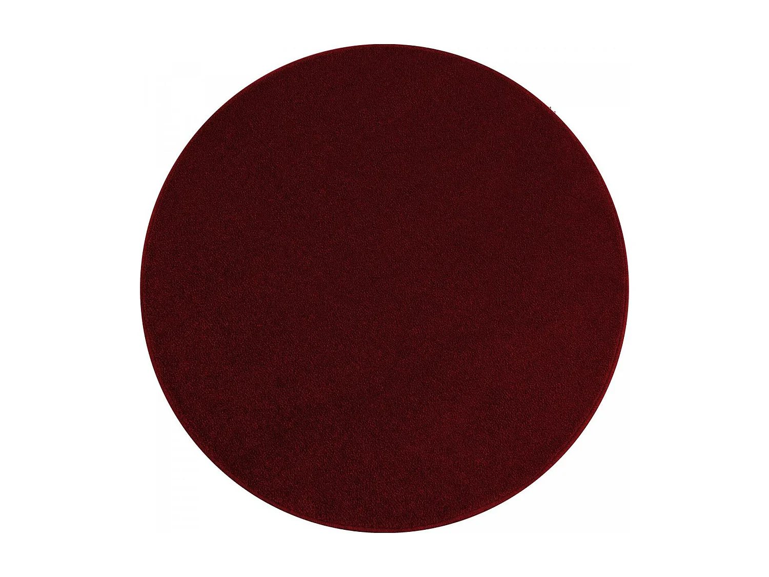 tapis salon 160x230 tissé rouge rectangle motif uni SOULA