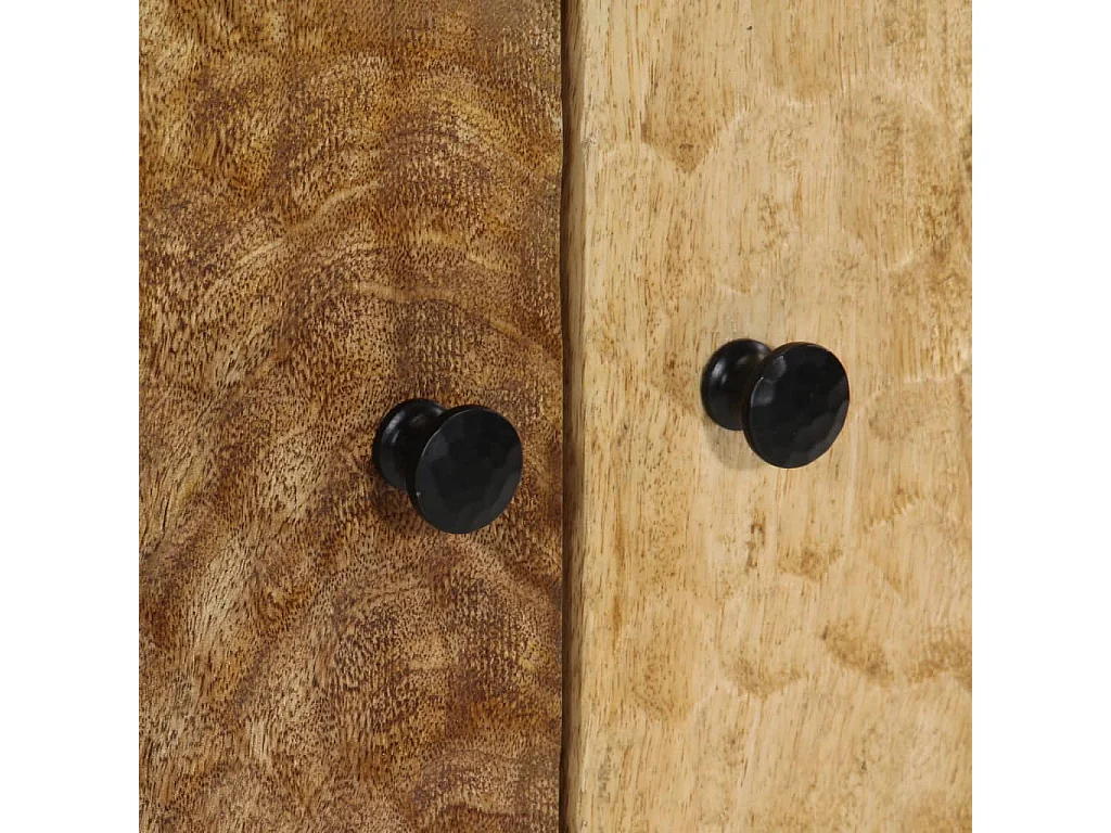 Armoire latérale 60x33x75 cm bois massif de manguier