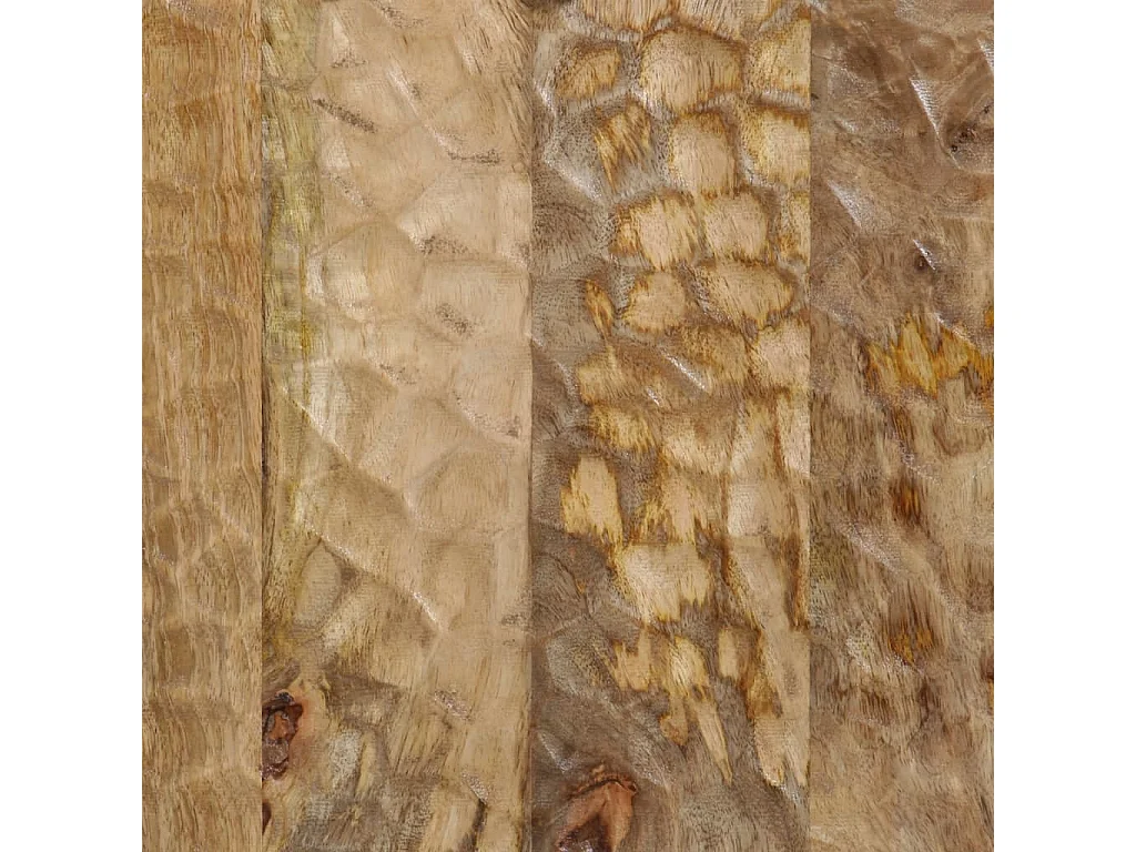 Armoire latérale 60x33x75 cm bois massif de manguier