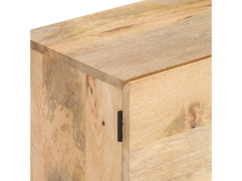 Aparador de madera maciza de mango 145x30x60 cm