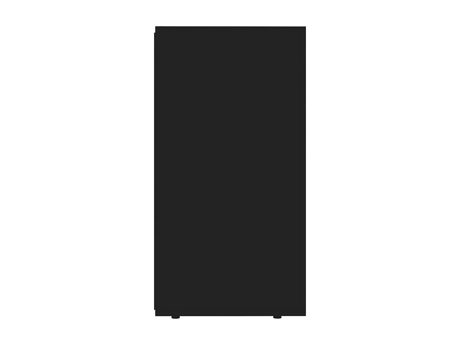 Aparador em contraplacado 120x36x69 cm preto