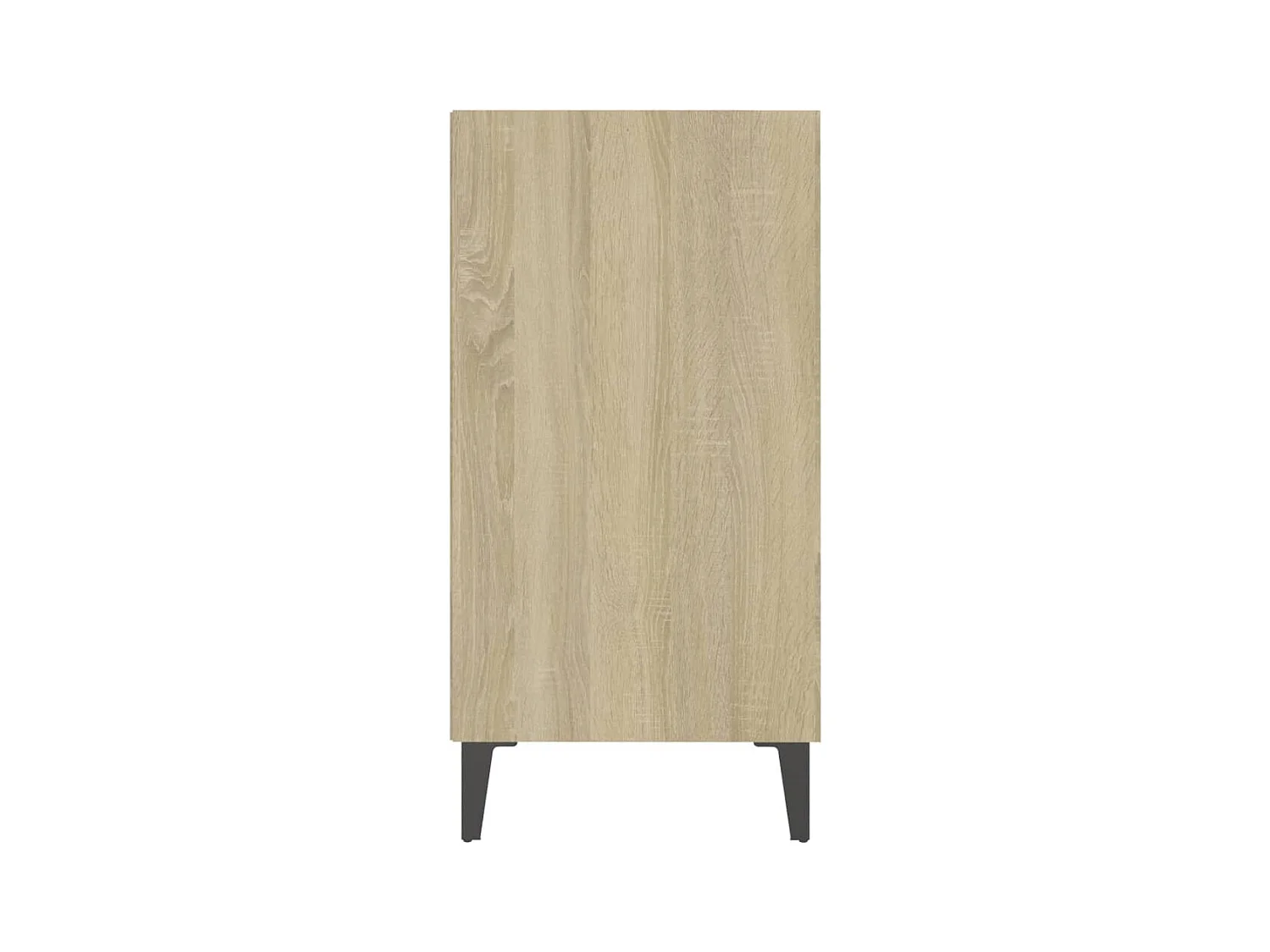 Aparador de madera contrachapada color roble Sonoma 57x35x70 cm