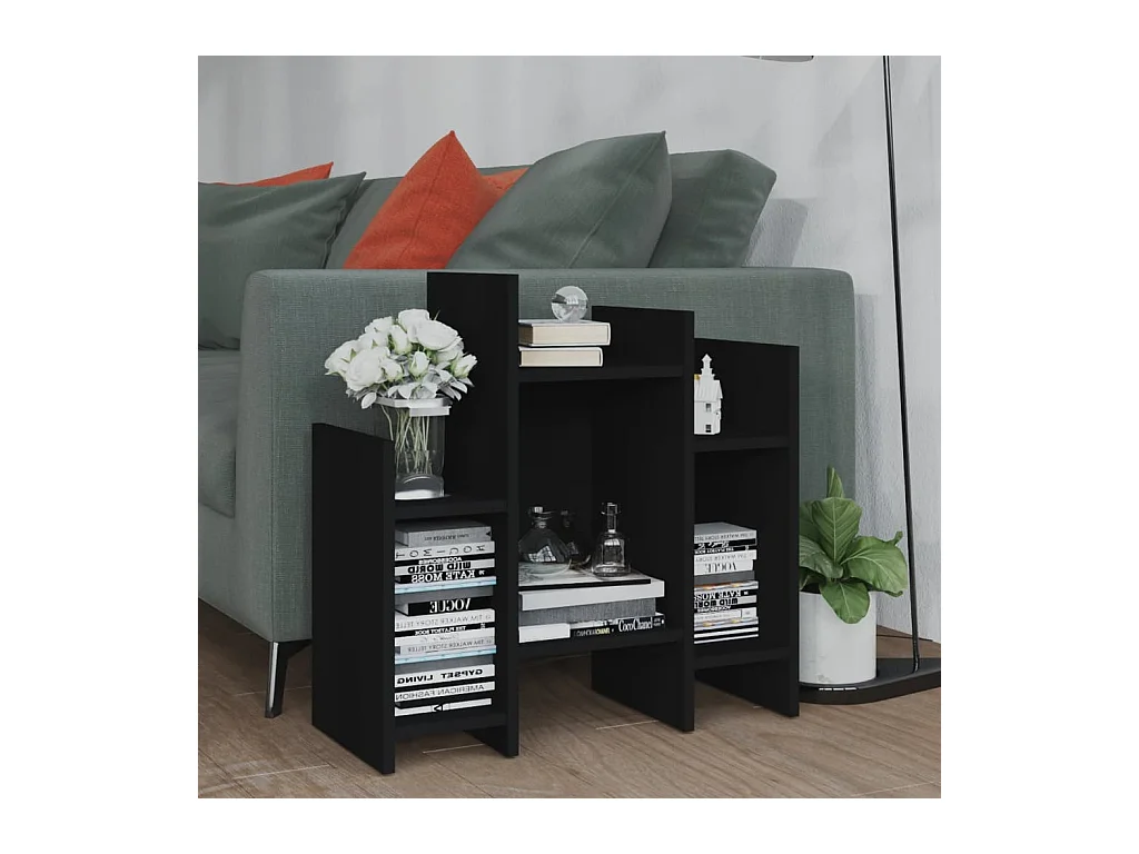 Armoire latérale Noir 60x26x60 cm Aggloméré
