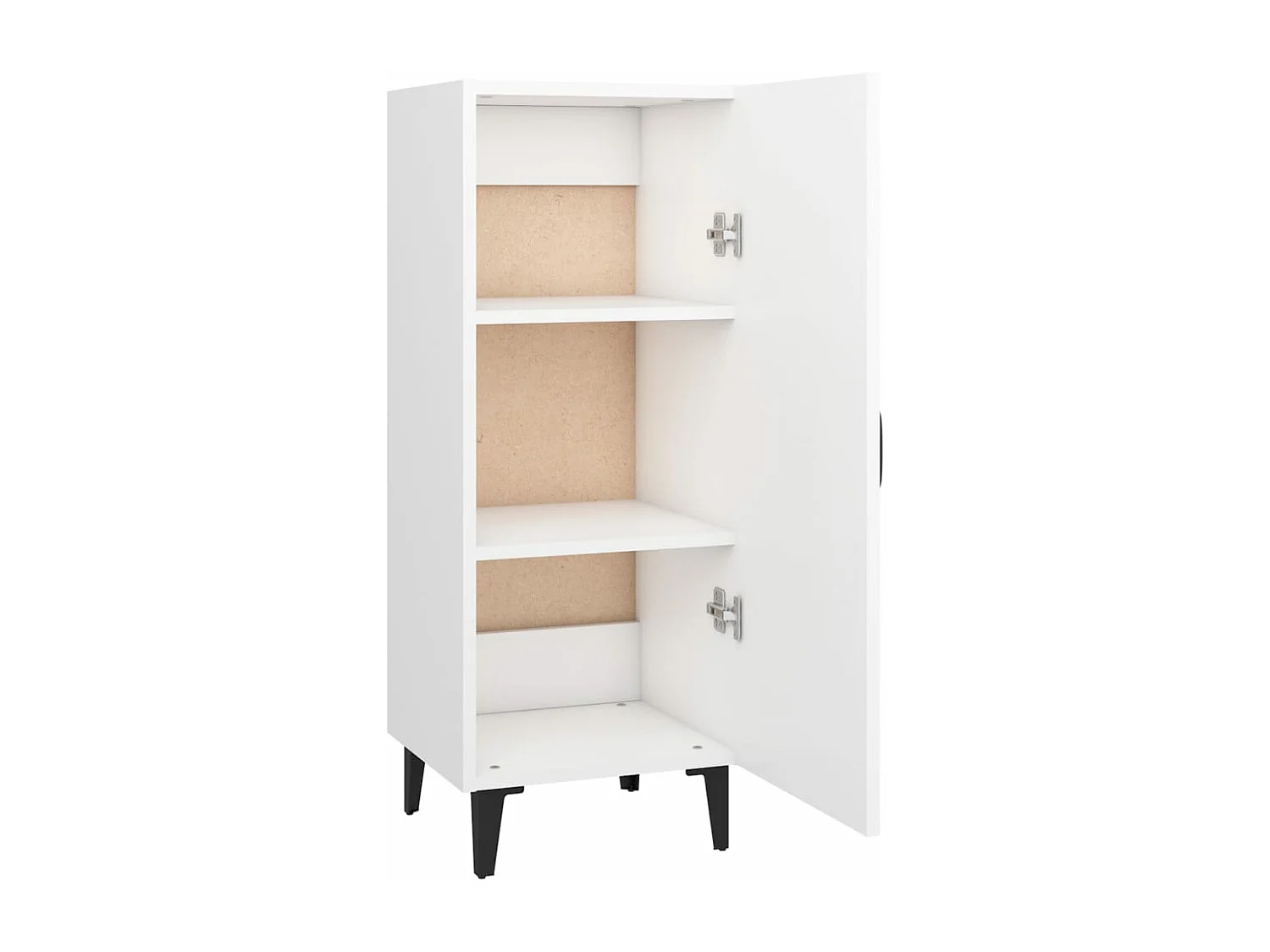 Dressoir 34,5x34x90 cm bewerkt hout wit