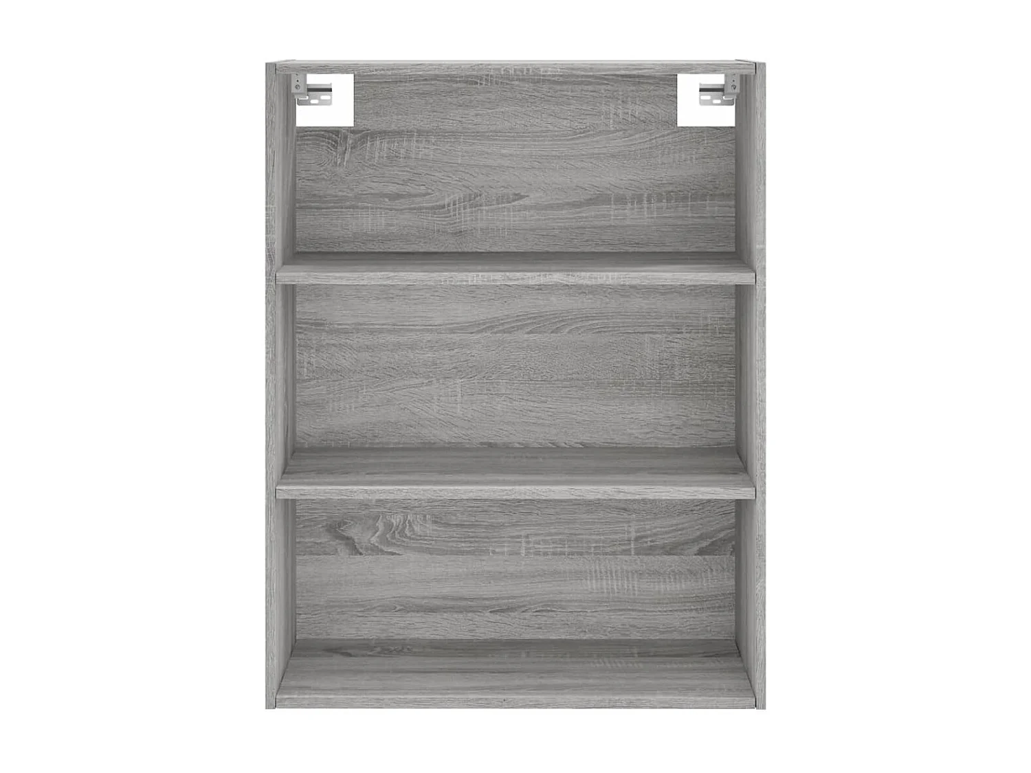 Aparador alto madera contrachapada gris sonoma 69,5x34x180 cm