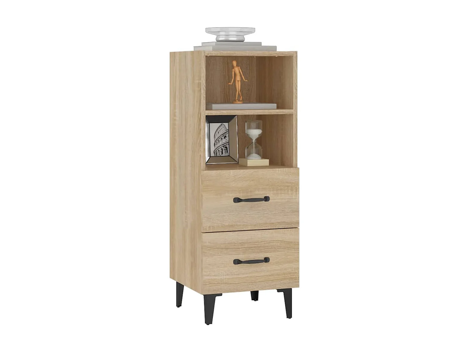 Buffet Chêne sonoma 34,5x34x90 cm Bois d'ingénierie