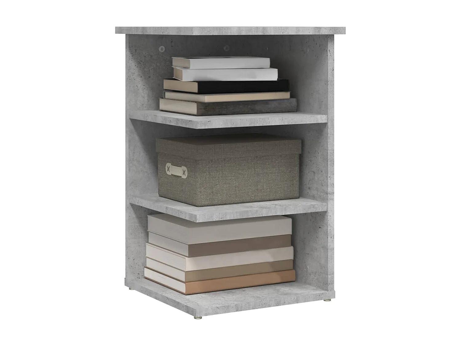 Armoire latérale Gris béton 35x35x55 cm Aggloméré