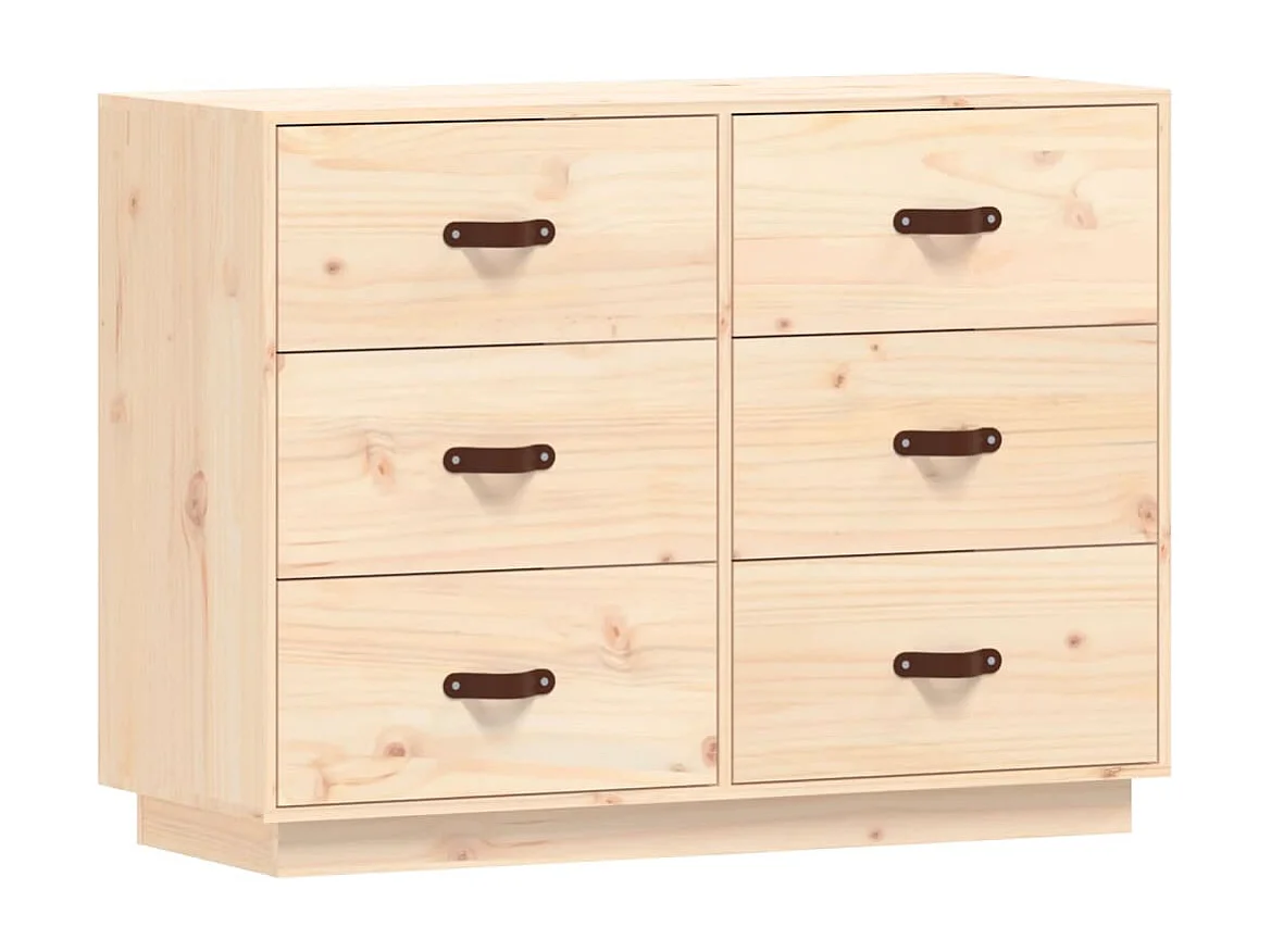 Dressoir 100x40x75 cm massief grenenhout
