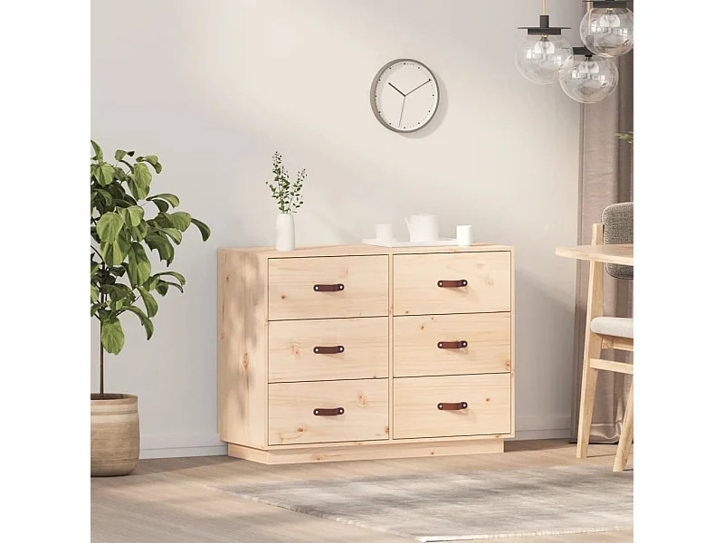 Dressoir 100x40x75 cm massief grenenhout