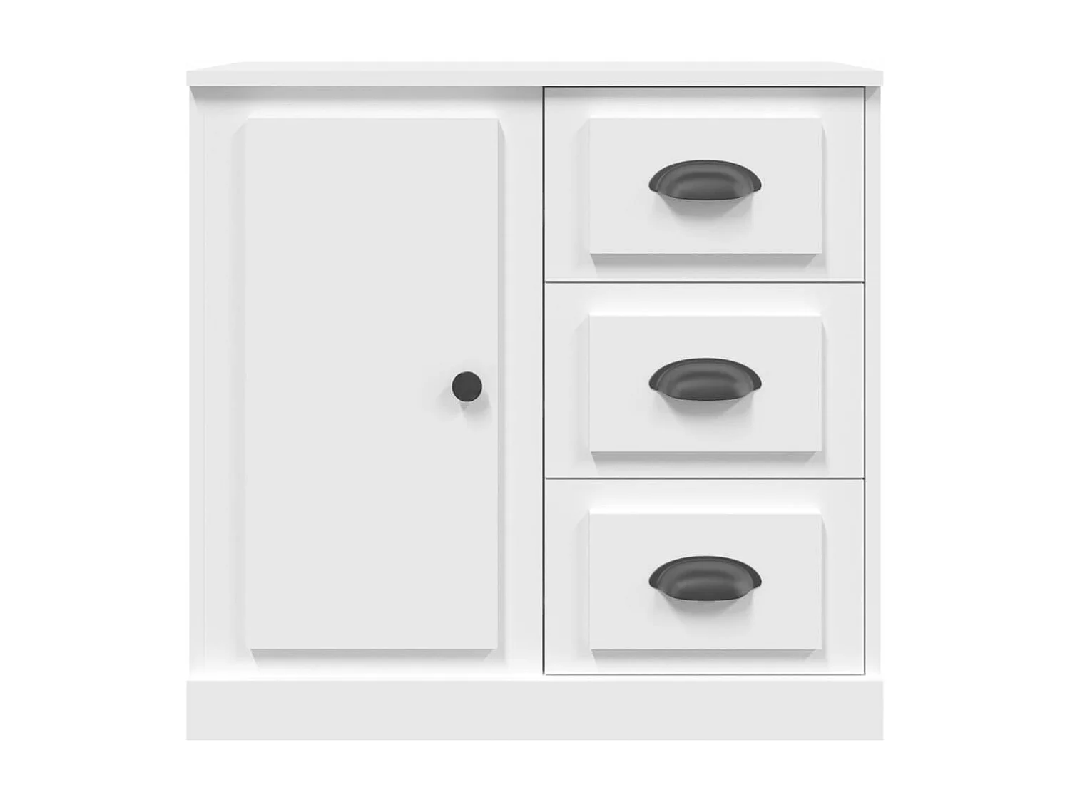 Dressoir 70x35,5x67,5 cm bewerkt hout wit