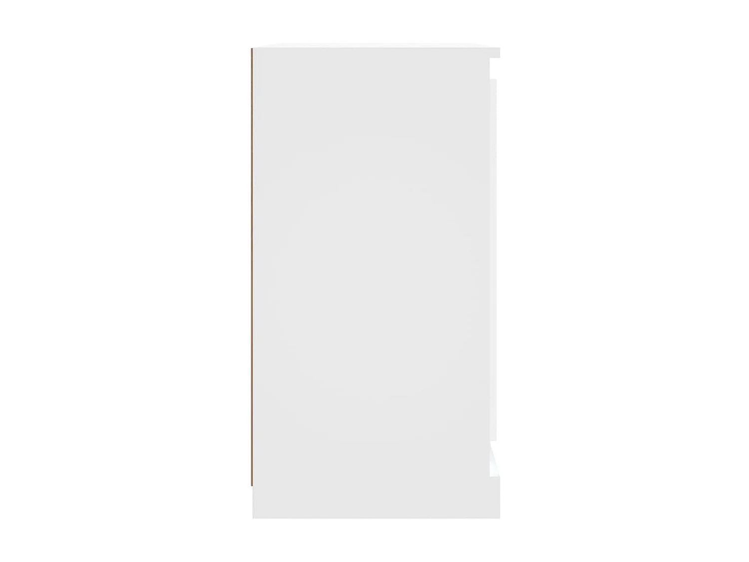 Dressoir 70x35,5x67,5 cm bewerkt hout wit