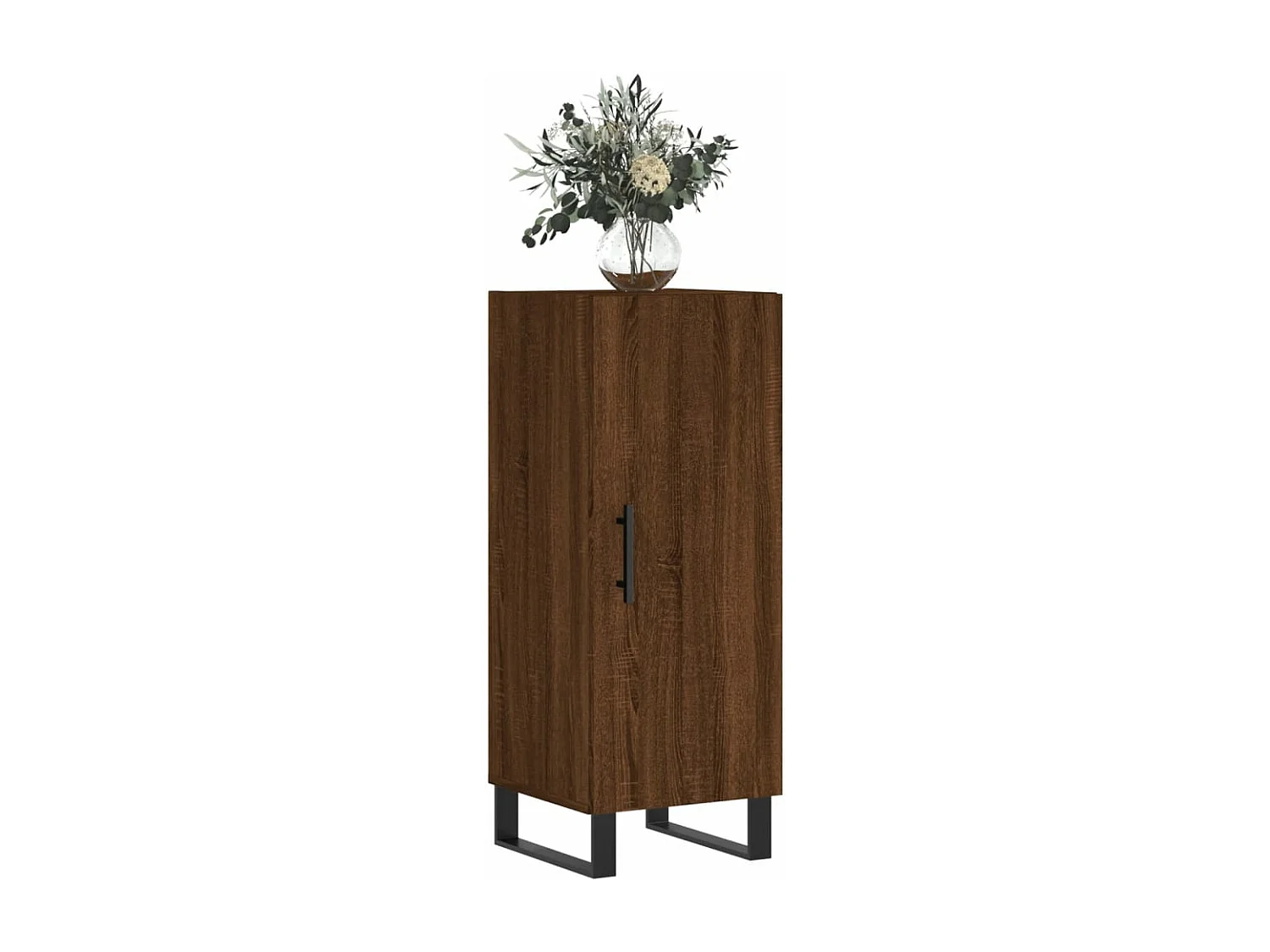 Buffet Chêne marron 34,5x34x90 cm Bois d'ingénierie