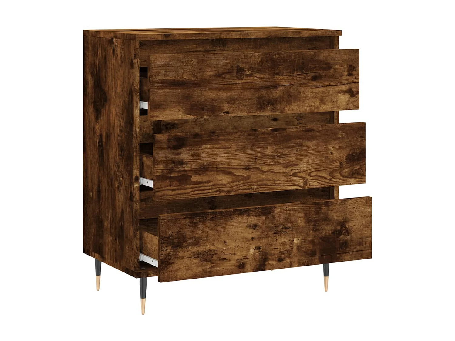 Buffet Chêne fumé 60x35x70 cm Bois d'ingénierie