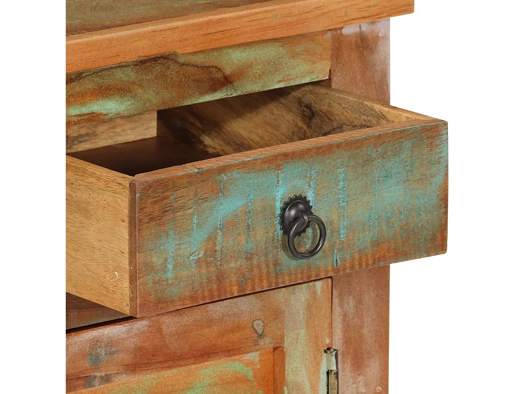 Buffet 68x35x55 cm bois massif de récupération