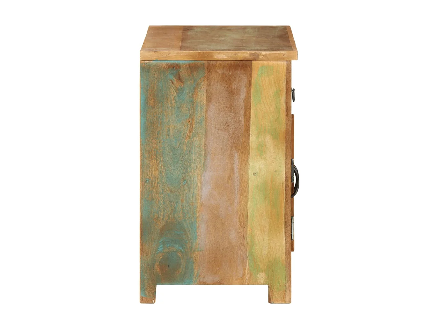 Aparador de madera maciza reciclada 68x35x55 cm