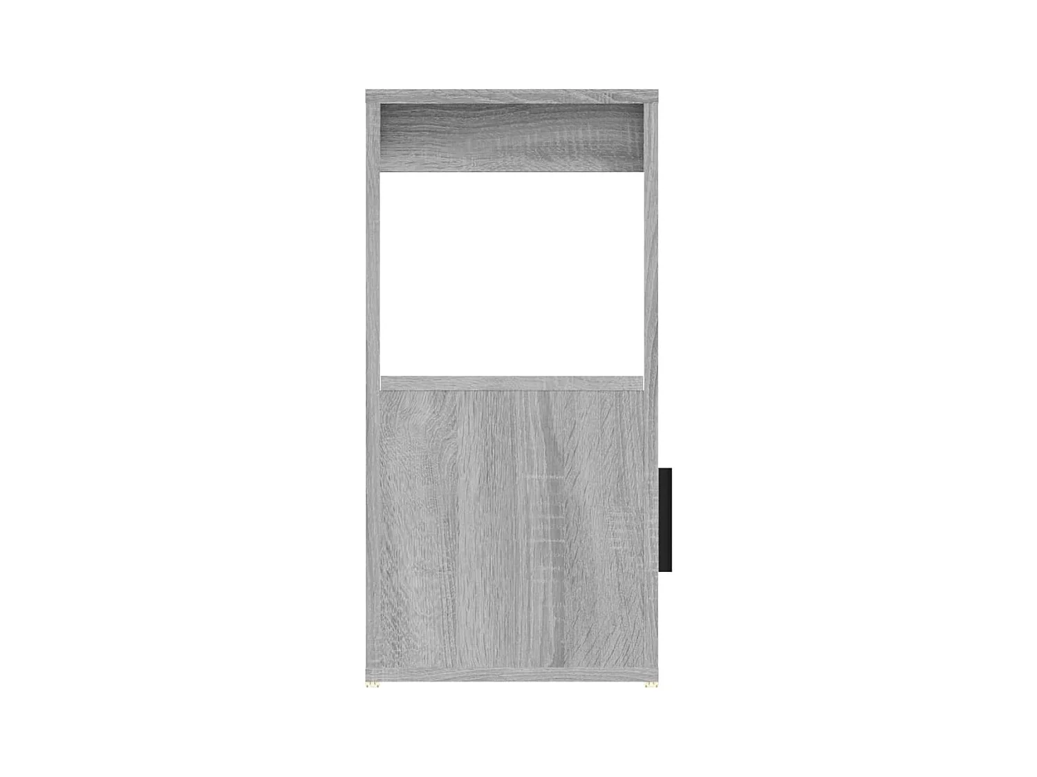 Dressoir 80x30x60 cm bewerkt hout grijs sonoma eikenkleurig