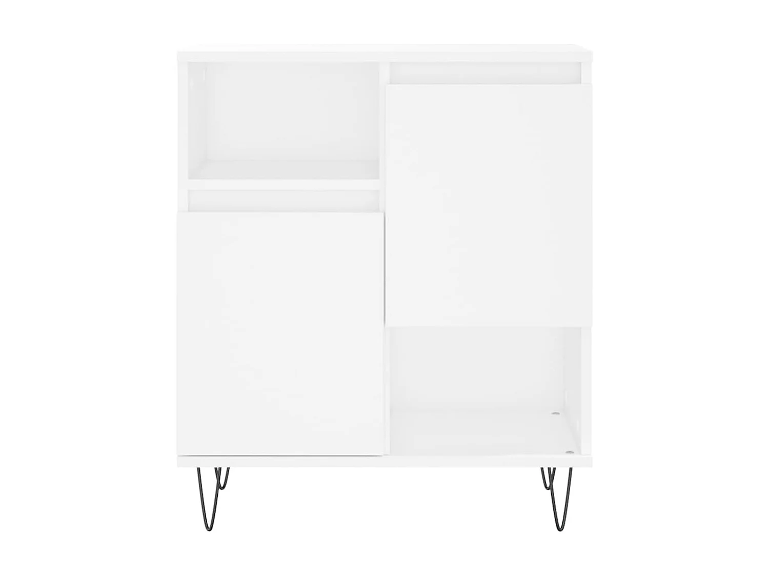 Buffet Blanc 60x35x70 cm Bois d'ingénierie