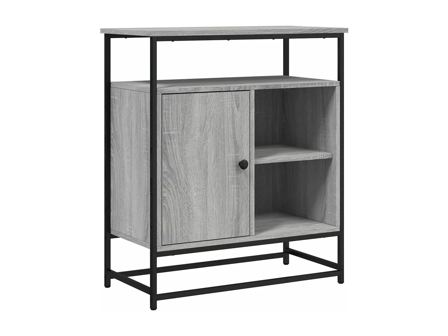 Buffet sonoma gris 69x35x80 cm bois d'ingénierie