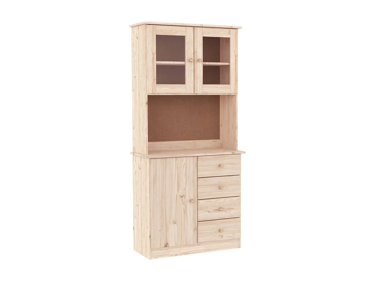 Buffet ALTA 77x35x165 cm bois massif de pin