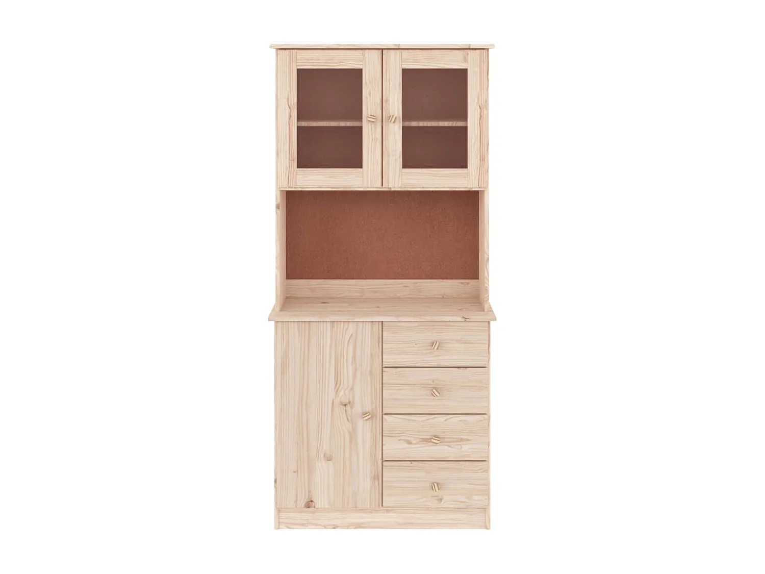 Buffet ALTA 77x35x165 cm bois massif de pin