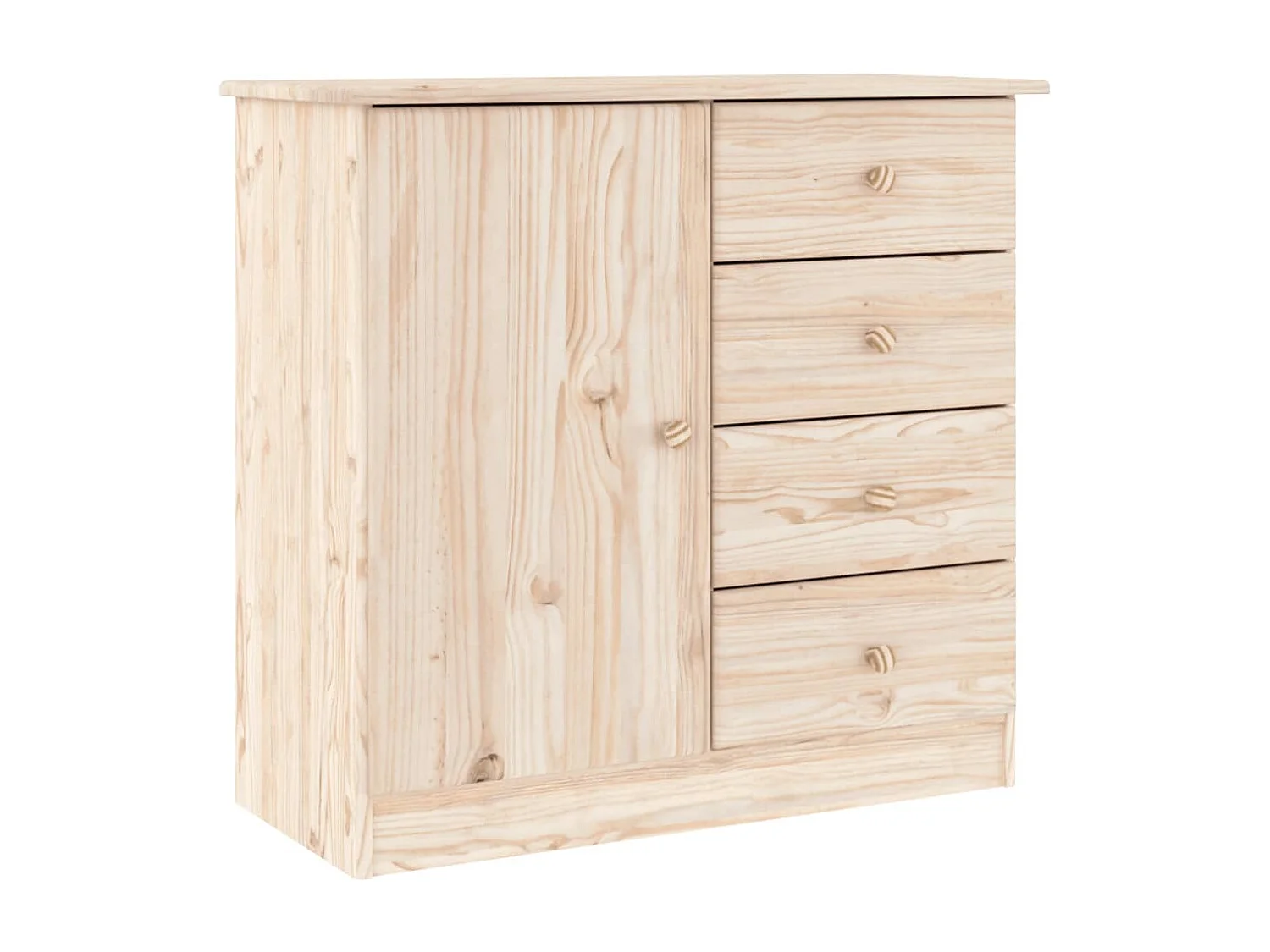 Buffet ALTA 77x35x165 cm bois massif de pin
