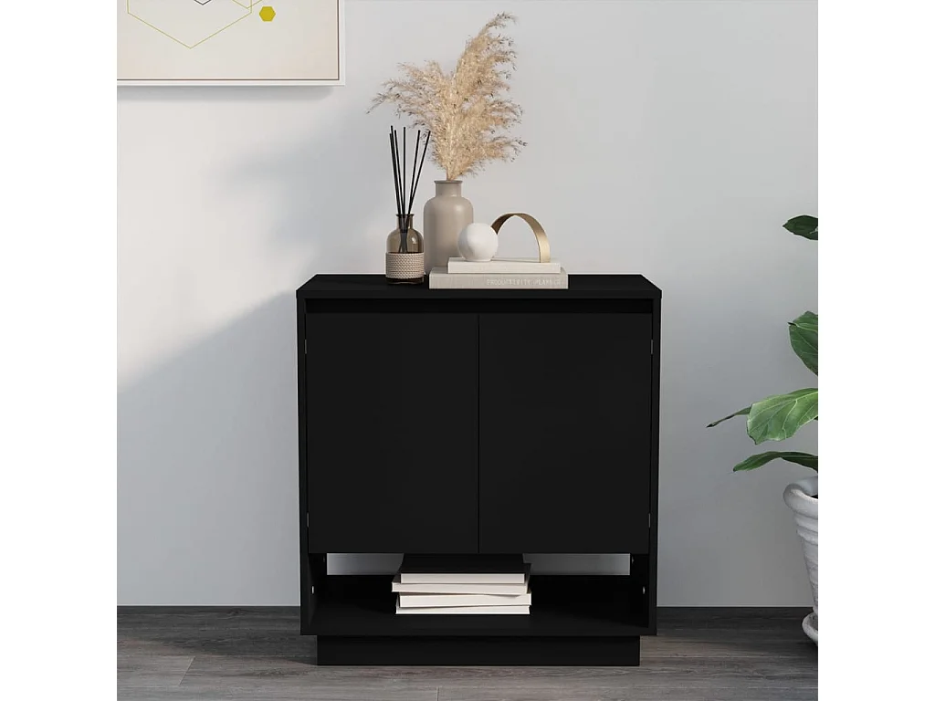 Aparador 70x41x75 cm aglomerado preto