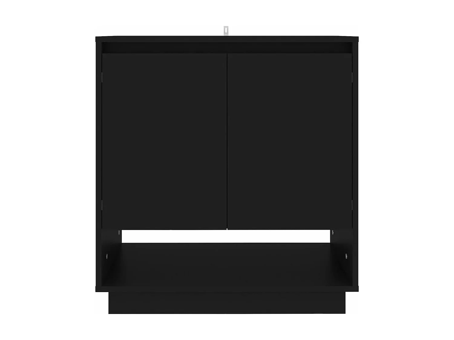 Aparador 70x41x75 cm aglomerado preto