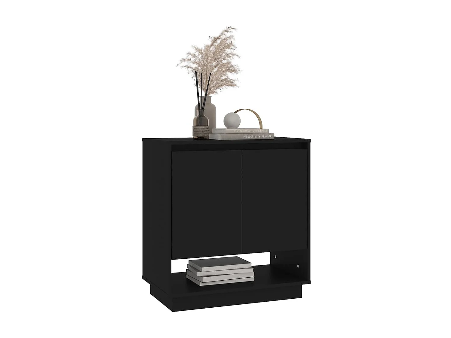 Aparador 70x41x75 cm aglomerado preto