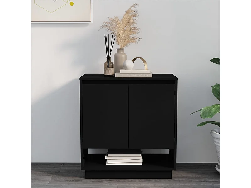 Aparador 70x41x75 cm aglomerado preto