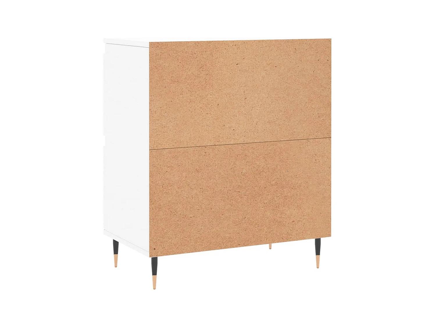 Buffets 2 pièces blanc bois d'ingénierie