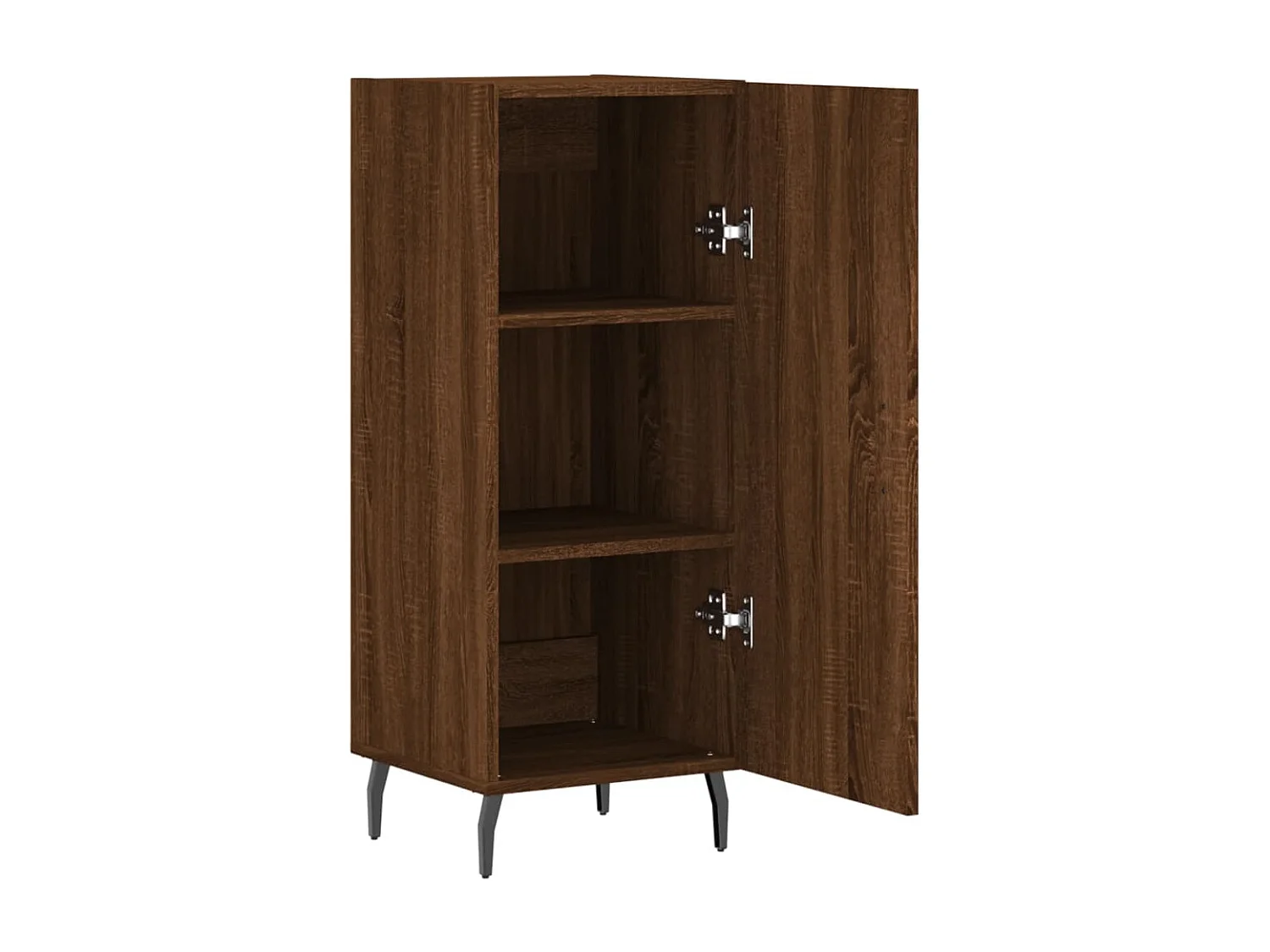 Buffet Chêne marron 34,5x34x90 cm Bois d'ingénierie