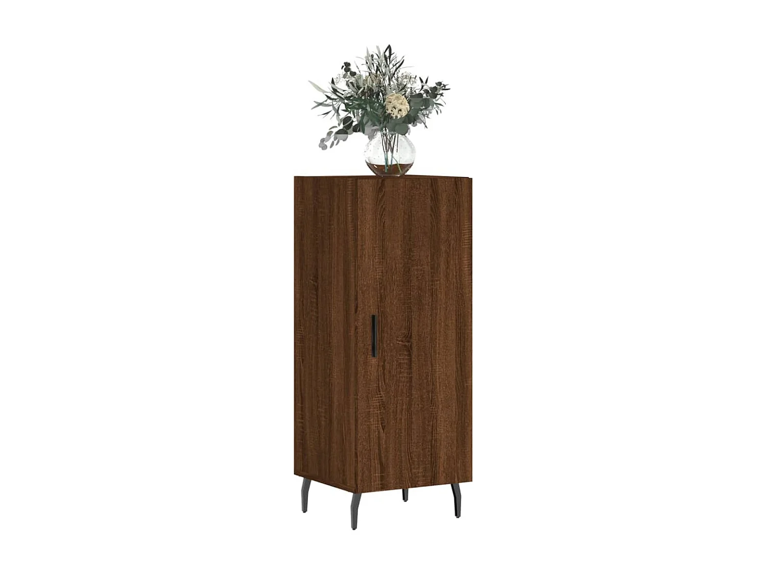 Buffet Chêne marron 34,5x34x90 cm Bois d'ingénierie